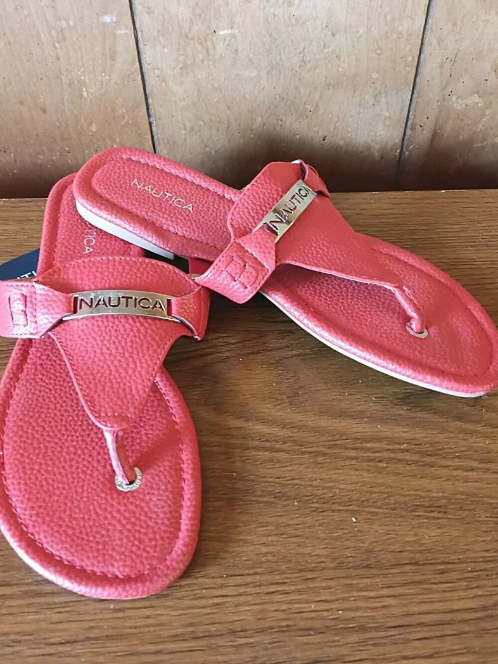 Nautica Women's Thong Sandals – Coral – Size 8 – New with Tags